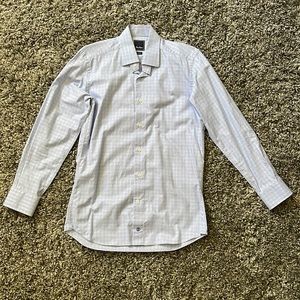 Gently used David Donahue Trim fit dress shirt